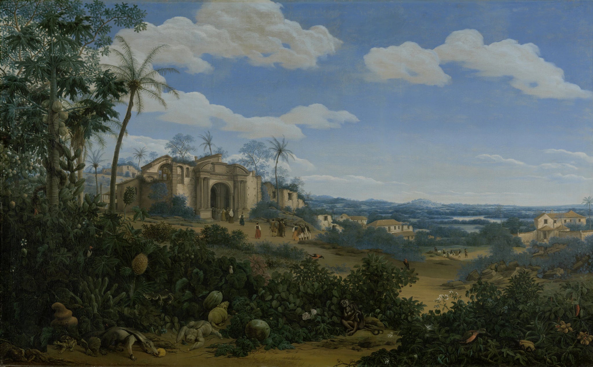 Vue d'Olinda, Brésil - Frans Post