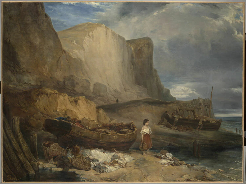 Vue prise sur la côte de Normandie - Eugène Isabey