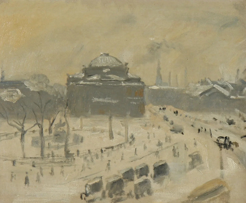 נוף של Kongens Nytorv, קופנהגן. -מייקל פיטר אנשר