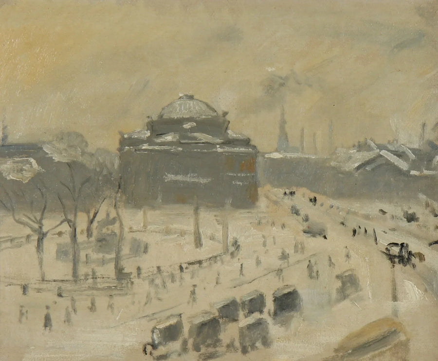 נוף של Kongens Nytorv, קופנהגן. -מייקל פיטר אנשר