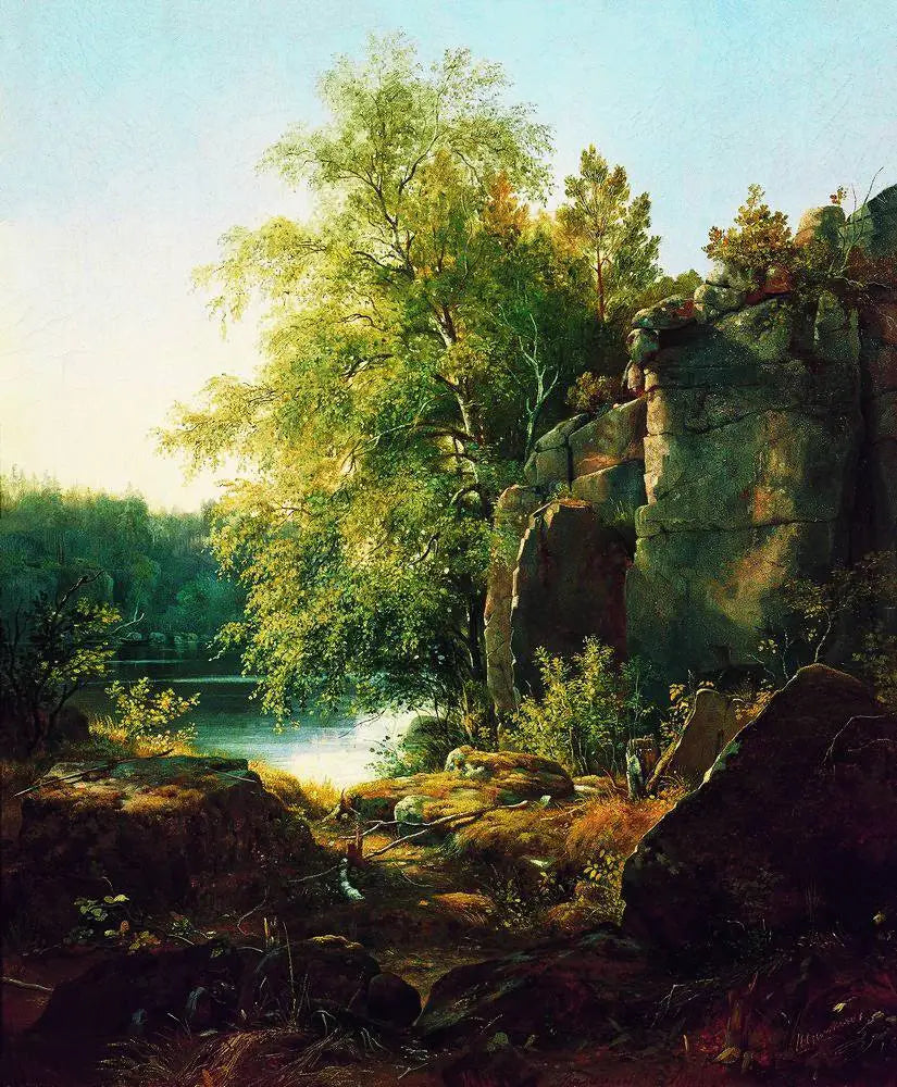 Vue sur l’île de Valaam - Ivan Chichkine - Alpha Reproduction