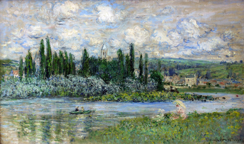 נוף של Vétheuil W609 - קלוד מונה