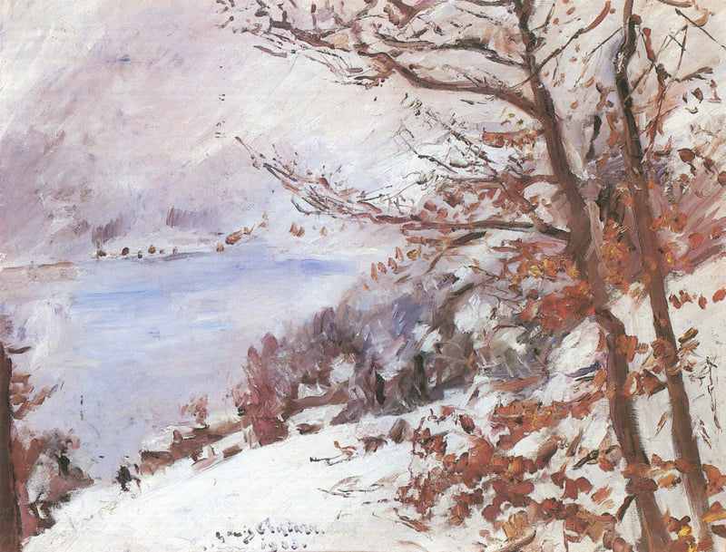 Walchensee בחורף - Lovis Corinth
