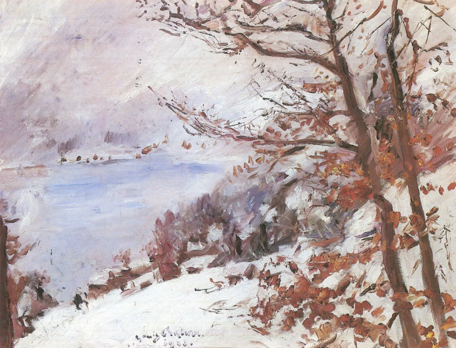 Walchensee בחורף - Lovis Corinth