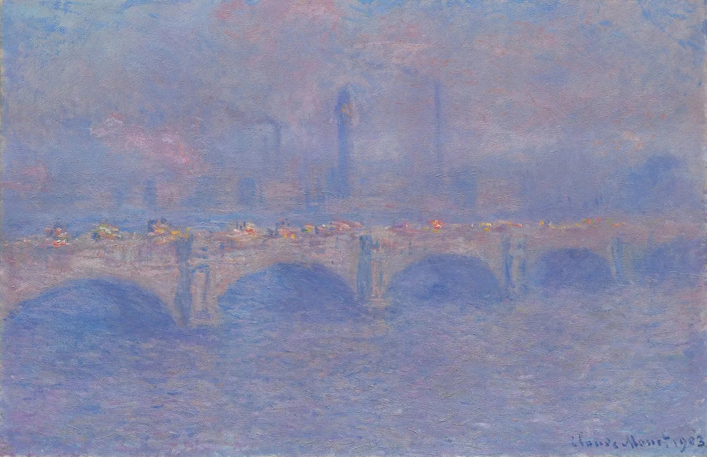 Waterloo Bridge, Sunlight Effect de Claude Monet – Art Institute of Chicago 1933.1163