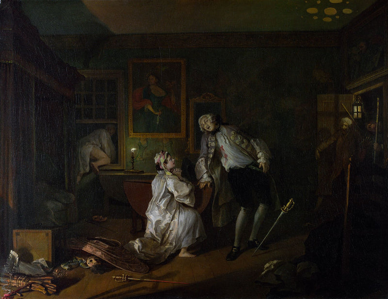 Marriage A-la-Mode : Le Bagnio - William Hogarth